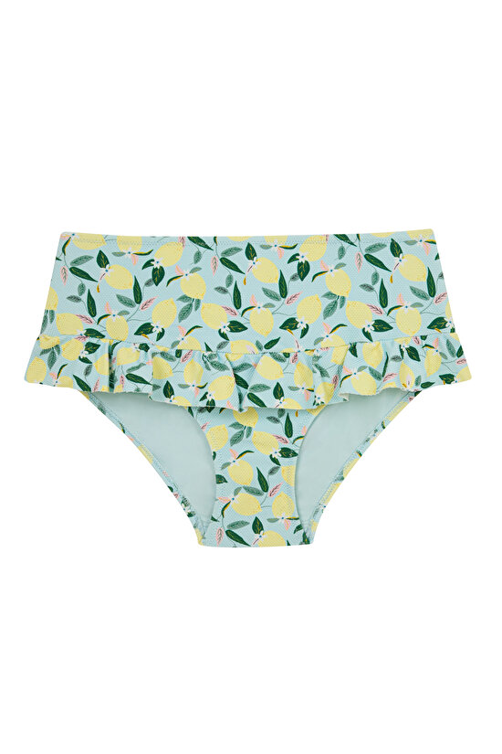 Çok Renkli Lemon Mini Skirt Bikini Altı - 4