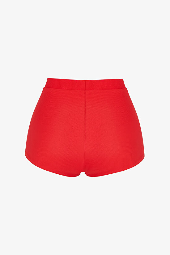 Red Astrid Boxer Bikini Bottom - 6