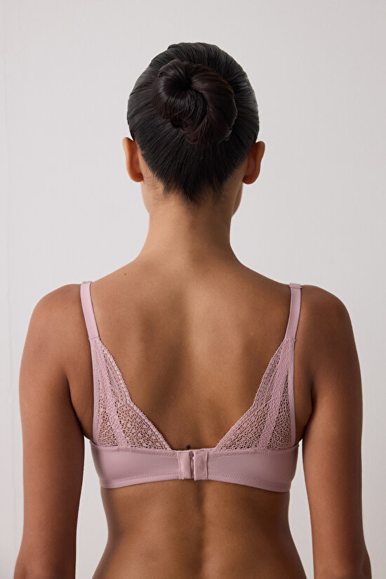 Kirli Pembe Eliza Balensiz Push Up Sütyen - 5