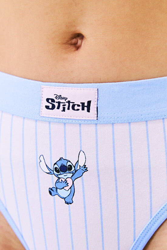 Stitch Pamuklu Açık Pembe Slip Külot - 3