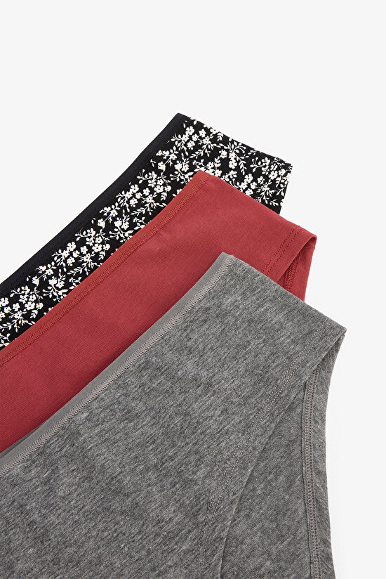 Floral Silhouette 3in1 Normal Waist Hipster - 5
