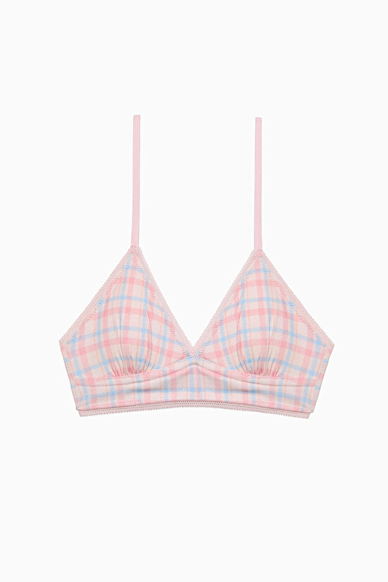 Geometrik Desenli My First Bra Autumn Çıkarılabilir Kaplı 2'li Alıştırma Sütyeni - 3