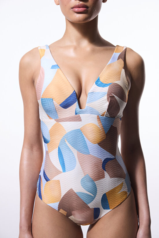 Misty U Balen Multi Colour Corset Suit Misty U Balen Multi Colour Corset Suit - 5