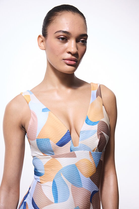 Misty U Balen Multi Colour Corset Suit Misty U Balen Multi Colour Corset Suit - 8