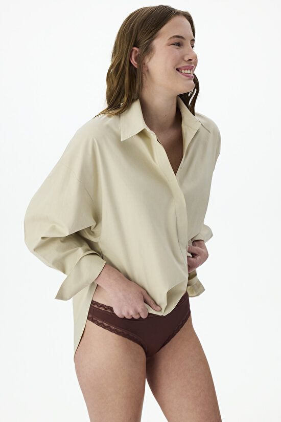 Brown Easy Trim Brazilian Briefs - 3