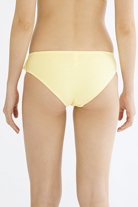 Light Yellow Stella Slip Bikini Bottom - 4