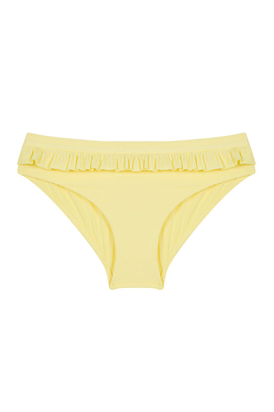 Light Yellow Stella Slip Bikini Bottom - 5