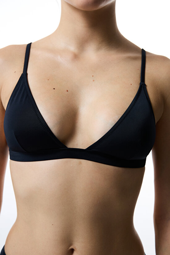 Siyah Üçgen Bikini Üstü - 3