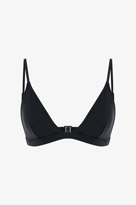 Siyah Üçgen Bikini Üstü - 5