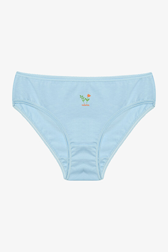 Girls Floral Patterned Autumun 5-Pack Panties Girls Floral Patterned Autumun 5-Pack Panties - 5