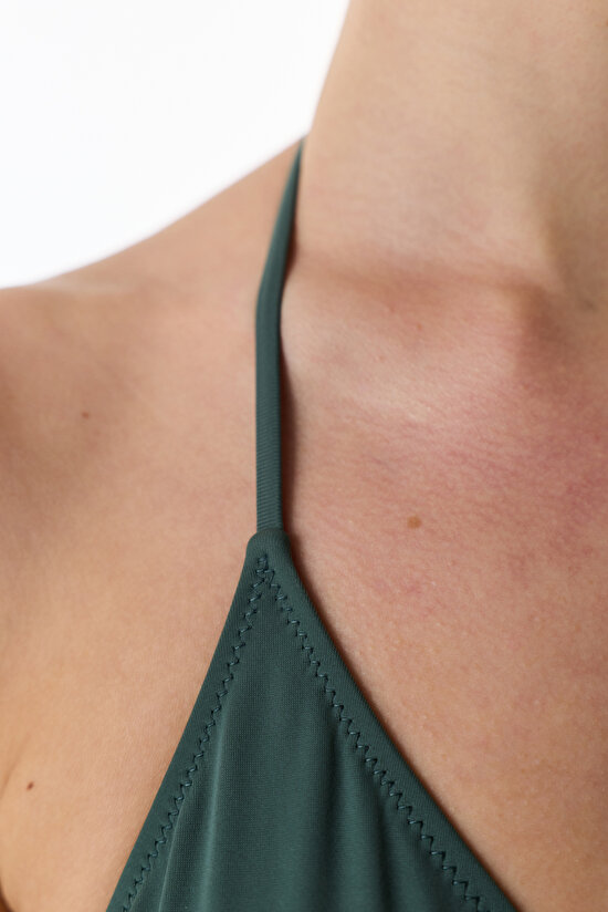 Yeşil Üçgen Bikini Üstü - 4