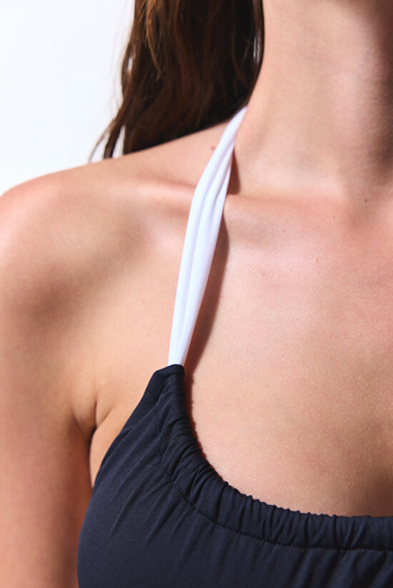 Black Adeline Bandeau Bikini Top - 3