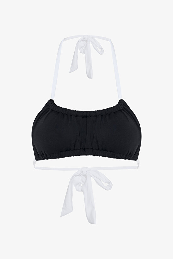 Black Adeline Bandeau Bikini Top - 5