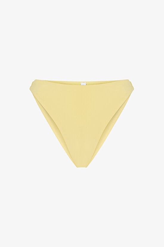 Sarı Minimal Slip  Bikini Altı - 4