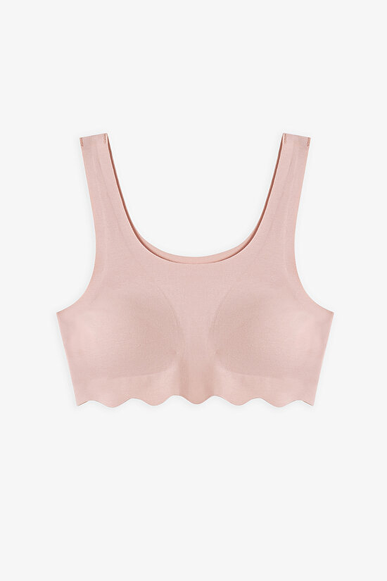 Light Pink Girls Cotton Bonding Bra - 1