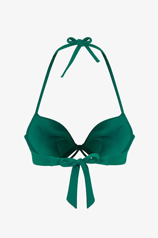 Yeşil Push Up Destekli Bikini Üstü - 6