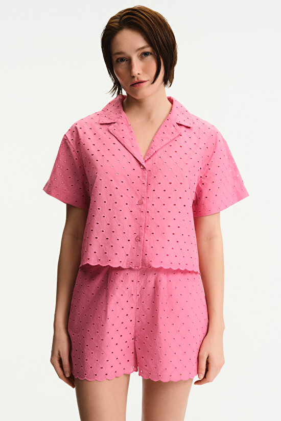 Pembe Oriana Şort - 4