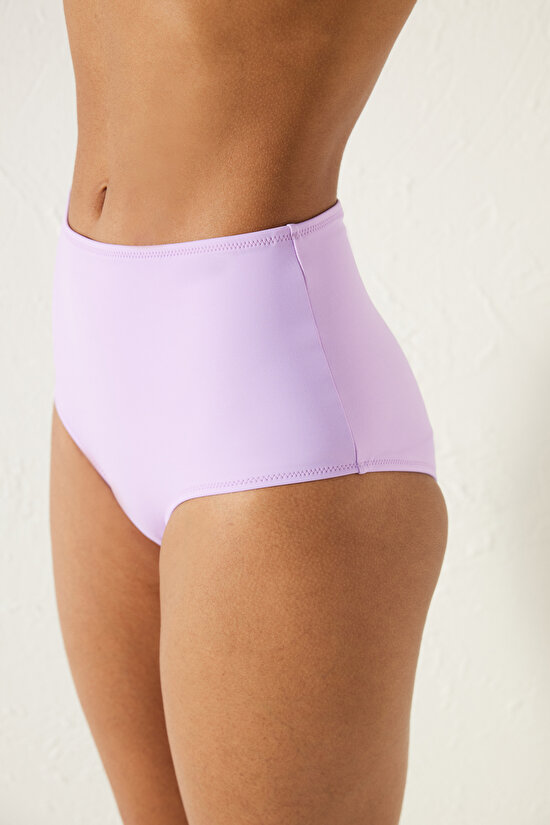 Basic High Fashion Lilac Bikini Bottom - 2