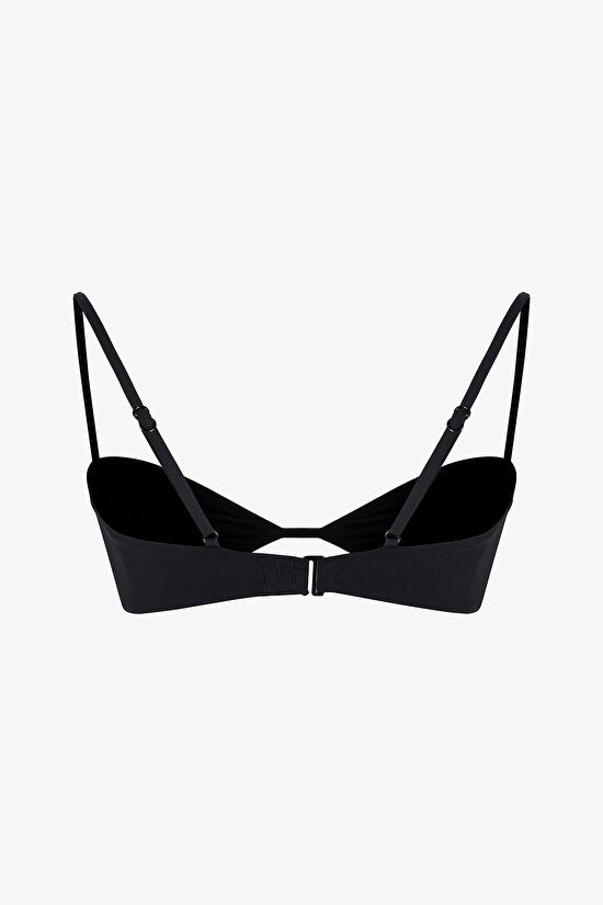 Siyah Mollie Bandeau Bikini Üstü - 6