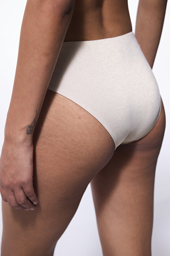 Jessi Side Ecru Bikini Bottom - 3