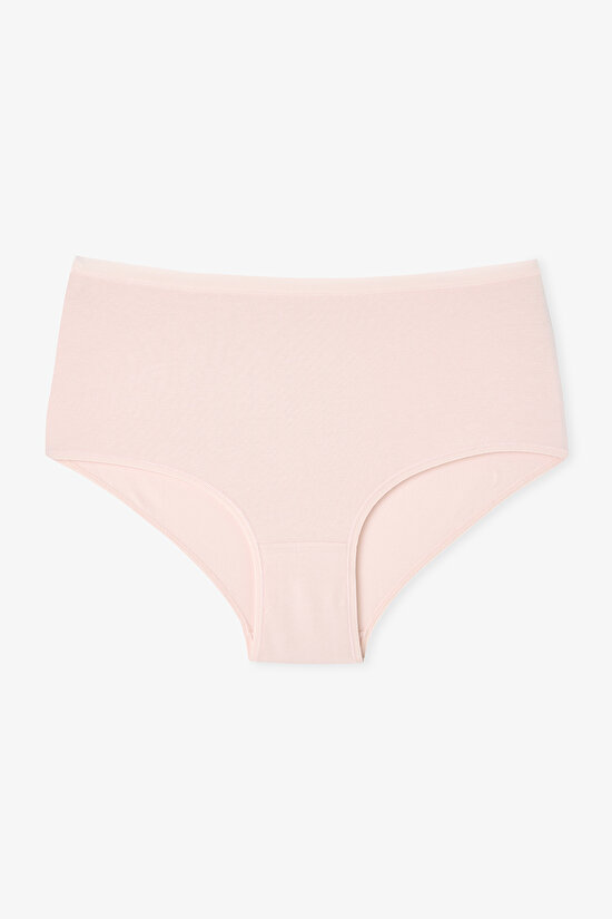 Renkli Deep Clay 3'lü Yüksek Bel Slip Külot - 3