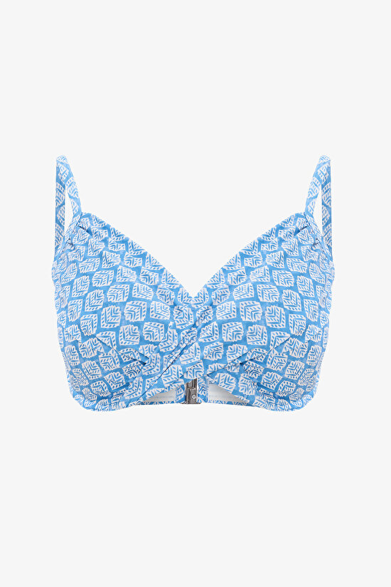 Mavi Twist Balenli  Bikini Üstü - 6