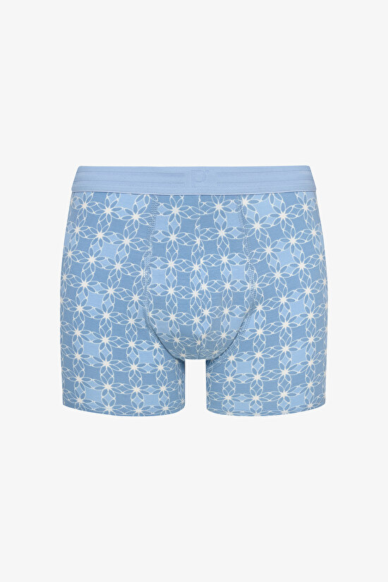 Erkek Pamuklu Blue Design Çok Renkli 3lü Boxer Erkek Pamuklu Blue Design Çok Renkli 3lü Boxer - 4