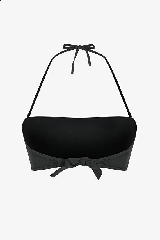 Siyah Straplez Bikini Üstü - 7
