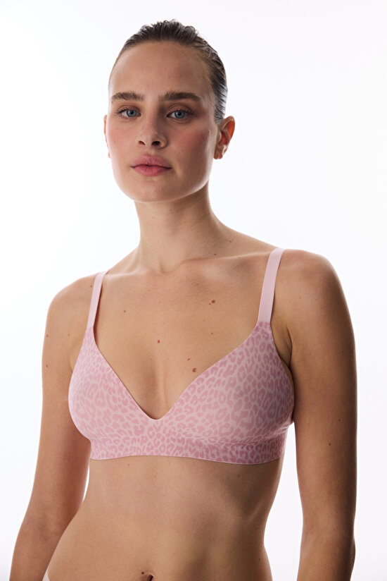 Pembe Fit Üçgen Sütyen - 2