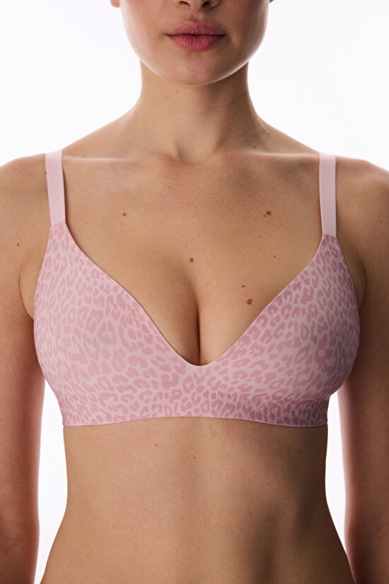 Pembe Fit Üçgen Sütyen - 4