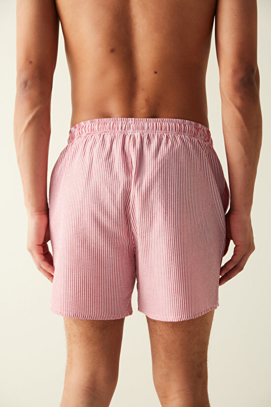 The Red Striped Sea Shorts - 2