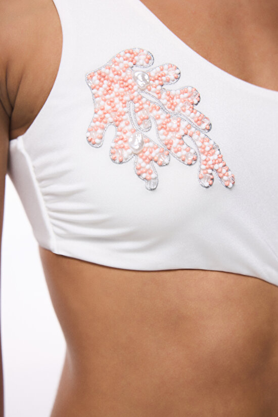 White Pearl Monokini - Gamze Erçel Collection White Pearl Monokini - Gamze Erçel Collection - 4