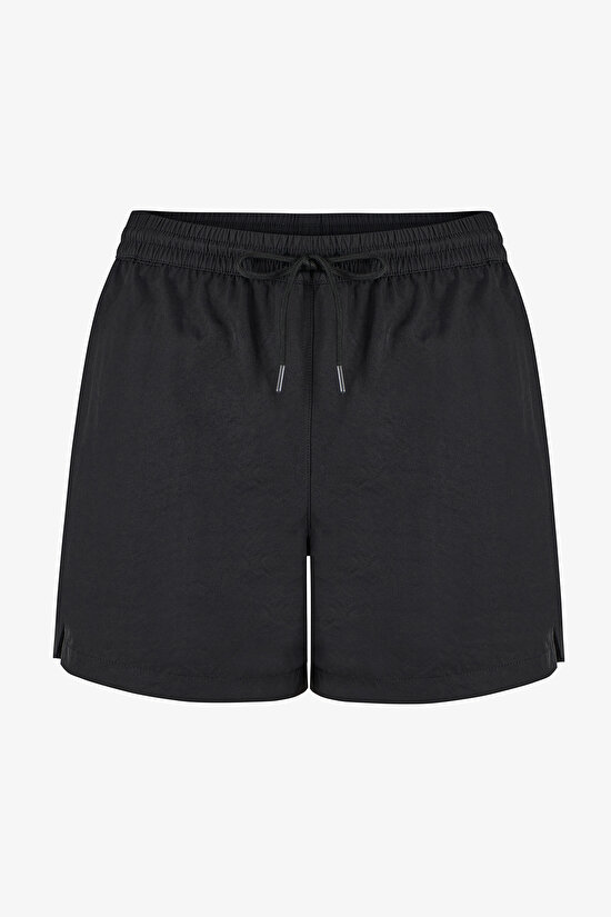 Man Black Basic Shorts - 3