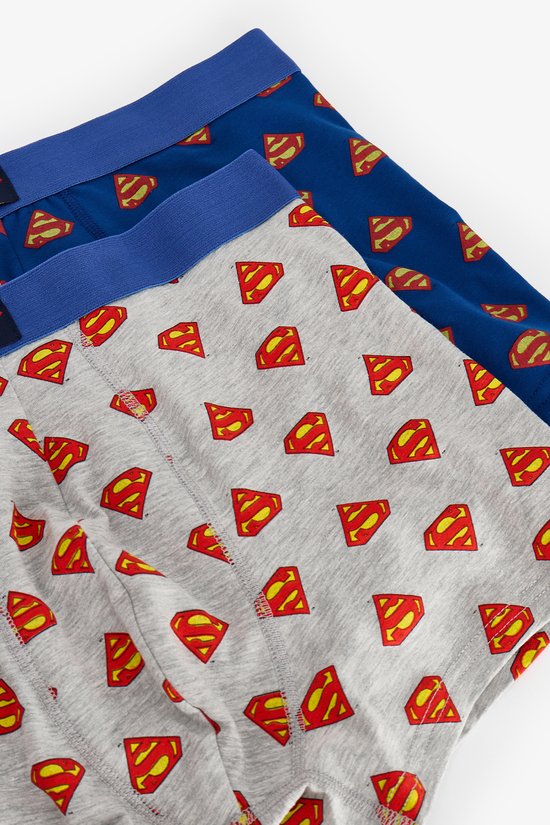 Men's Superman Geometric Print 2 Pack Boxers - 3