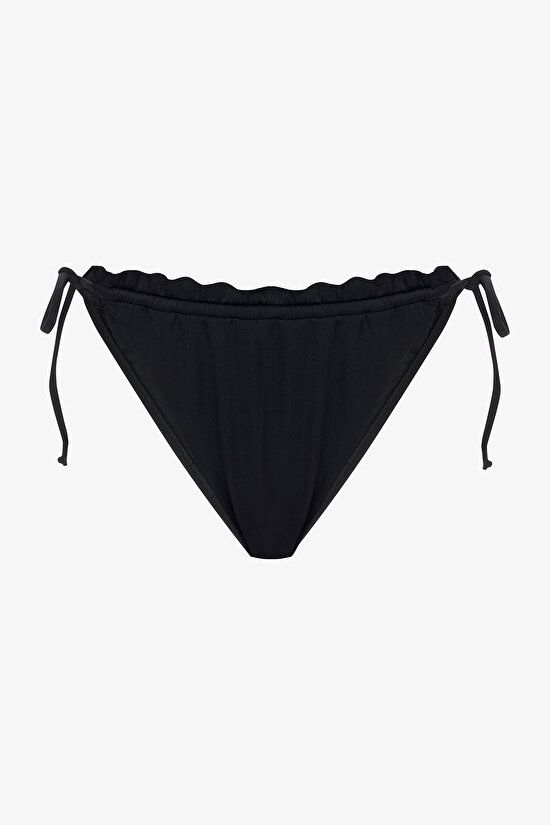 Super Frill Black Bikini Bottom Super Frill Black Bikini Bottom - 5