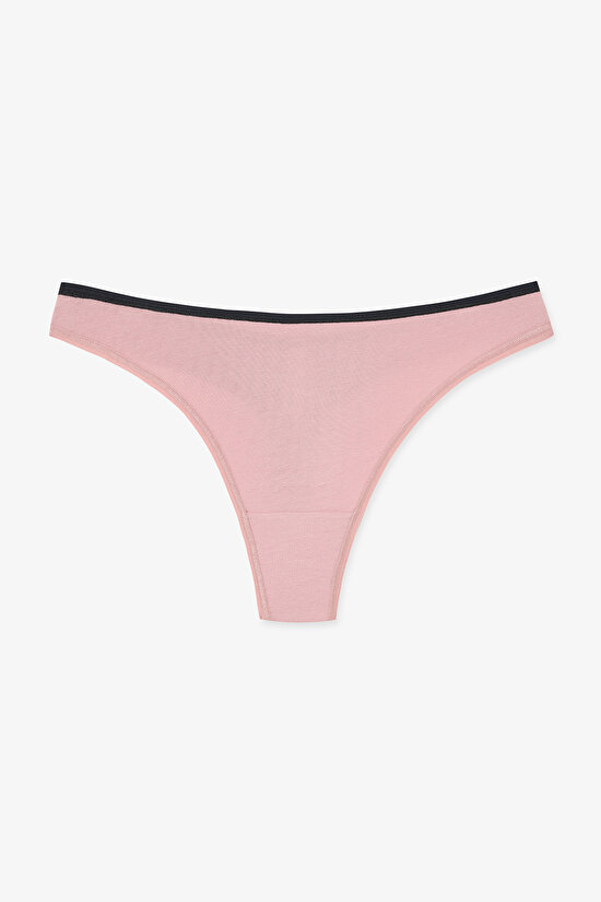 Multicolor Earth Tones 3-pack Thong Panties - 3