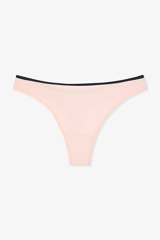 Multicolor Earth Tones 3-pack Thong Panties - 7