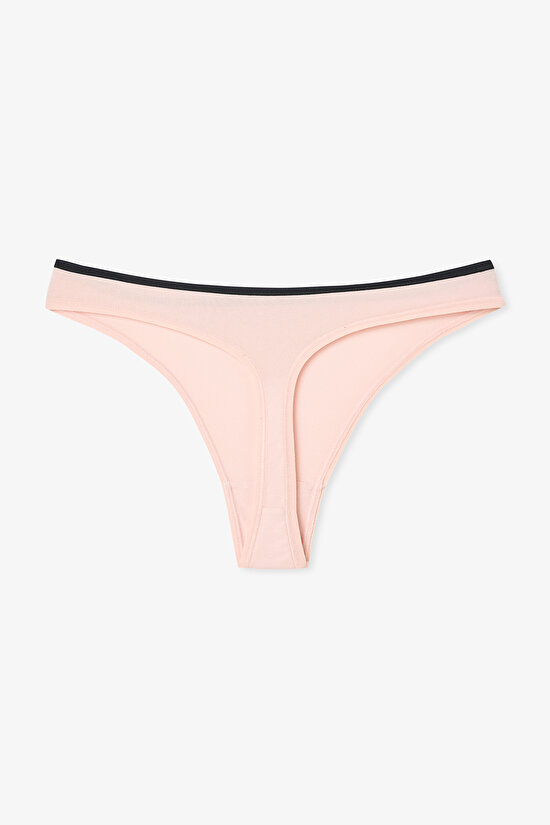 Multicolor Earth Tones 3-pack Thong Panties - 8