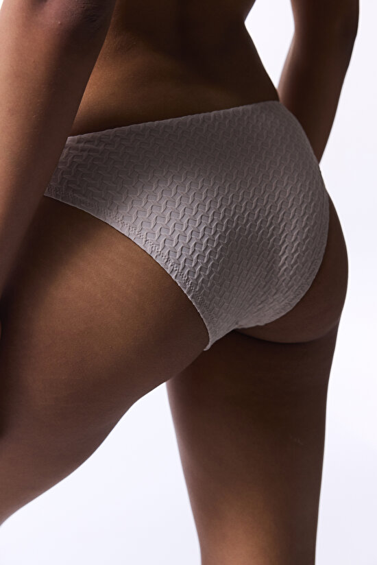 Taş Rengi Alice Yüksek Bel Bikini Altı - 4