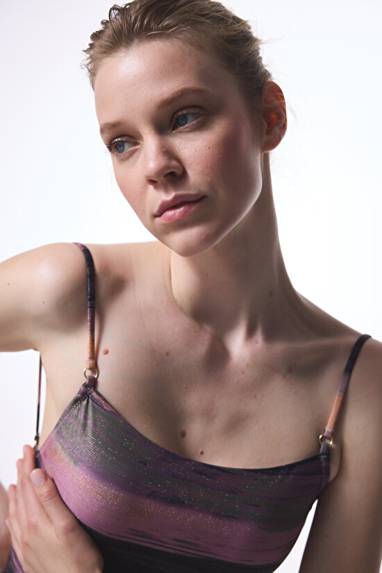 Nixie Minimal Çok Renkli Suit Mayo - 3