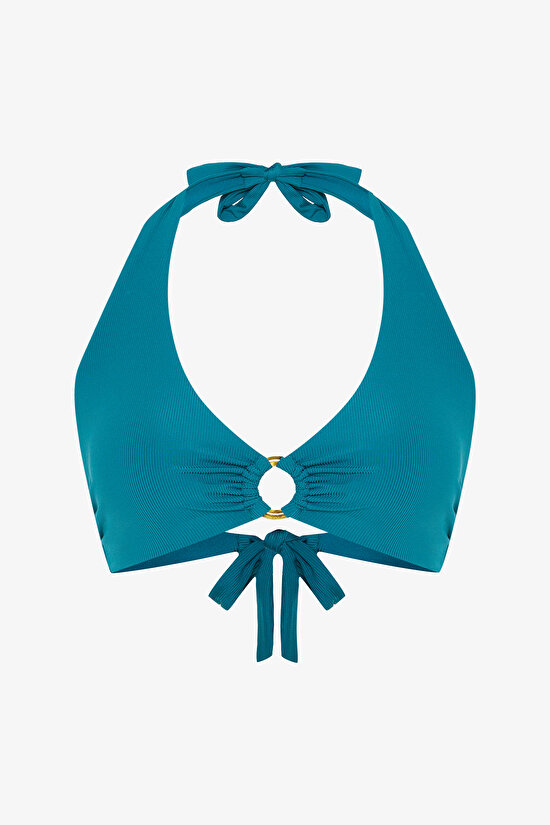 Petrol Green Lal Hot Bikini Top Petrol Green Lal Hot Bikini Top - 6