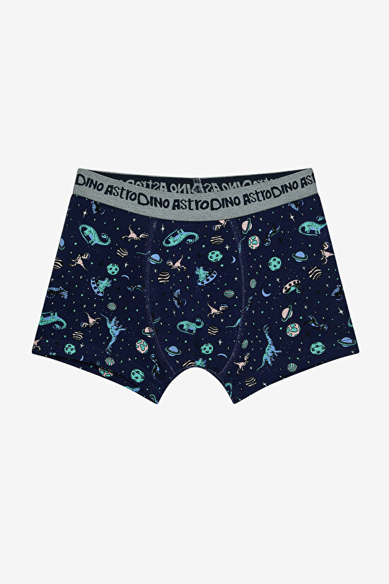Erkek Çocuk Astro Dino Çok Renkli 2li Boxer Erkek Çocuk Astro Dino Çok Renkli 2li Boxer - 3