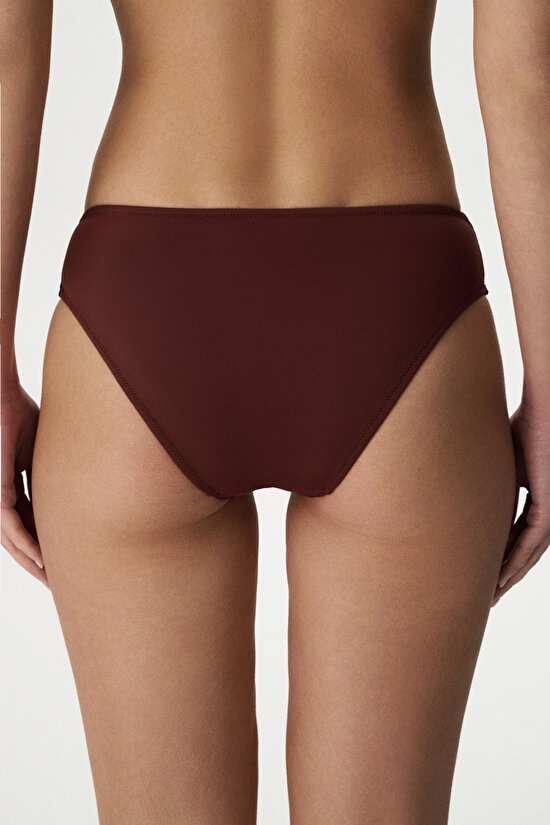 Brown Gracie Slip Bikini Bottom - 2