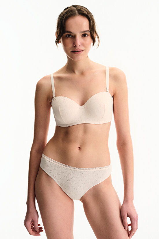 Krema Pembesi Pointel Slip Külot - 4