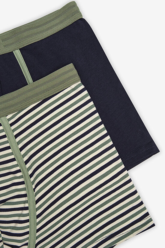 Stripe 2in1 Multi Colour Boxer Stripe 2in1 Multi Colour Boxer - 4