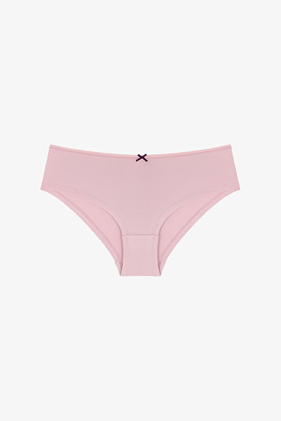 Soft Violet Şal Desenli 3'lü Hipster Külot - 3