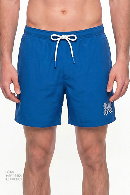 Man Blue Tennis Club Shorts