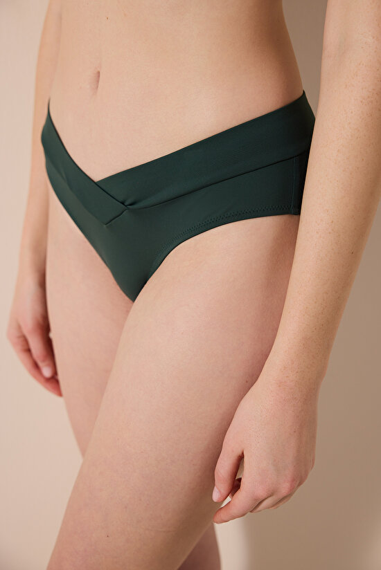 Ornelia Wrappy Koyu Yeşil Bikini Altı - 3