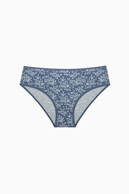 Simple Roses Çok Renkli  3lü Cover Slip Külot - 3