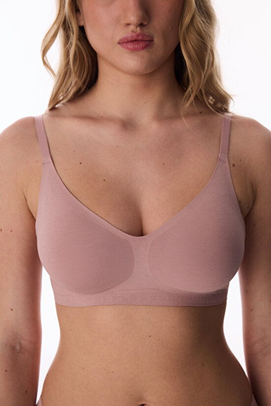Kirli Pembe  Balensiz Dikişsiz Sütyen - 2